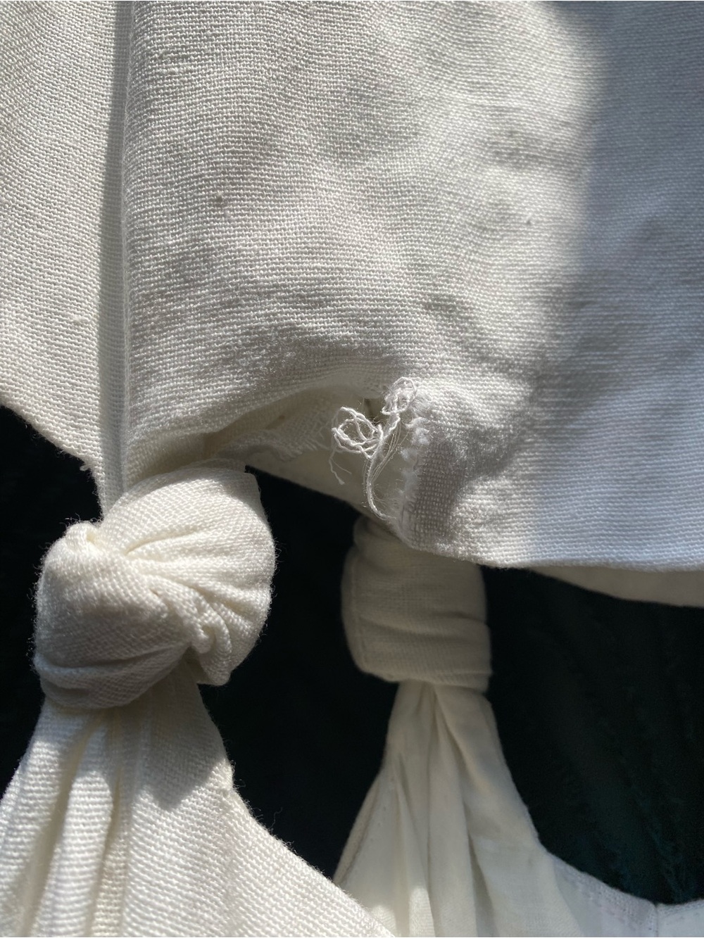Eloquii White Maxi Dress with Knotted Cutouts - Picture 2 of 8